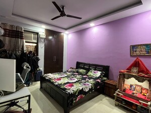Bedroom in 3 BHK Builder Floor at Srishti Greenfield Homes, Green Fields Colony – for Sale