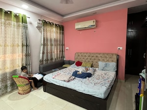 Bedroom in 3 BHK Builder Floor at Srishti Greenfield Homes, Green Fields Colony – for Sale