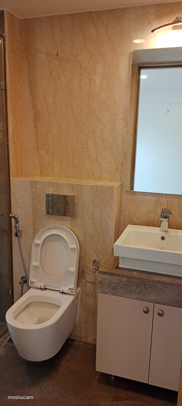 Bathroom in 3 BHK Apartment at Ashar Navroze Apartment, Pali Hill – for Sale