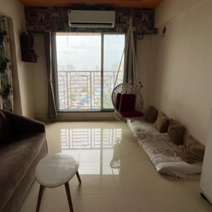 Living Room in 1 BHK Apartment at Shraddha Evoque, Sonapur – for Sale