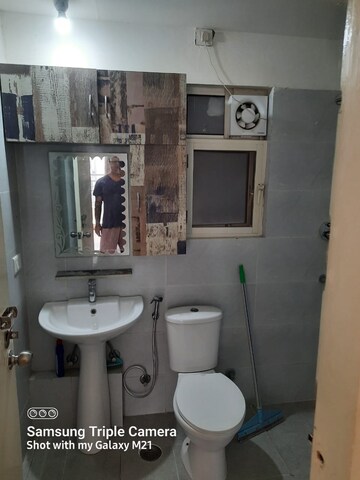 Bathroom in 3.5 BHK Builder Floor at Puri Aman Vilas, Sector 89 – for Rent