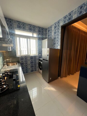 Living Room in 1 BHK Apartment at Brigade Cornerstone Utopia, Varthur – for Rent