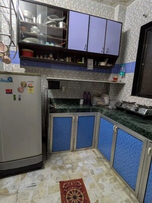 Kitchen in 1 BHK Apartment at Rachna CHS, Bhandup East – for Sale