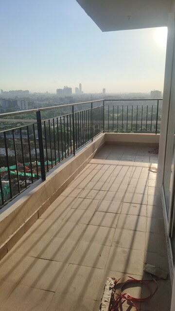 Balcony in 4 BHK Apartment at Amrapali Crystal Homes, Sector 76 – for Rent