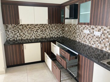 Kitchen in 2.5 BHK Apartment at Prestige Lakeside Habitat, Varthur – for Rent