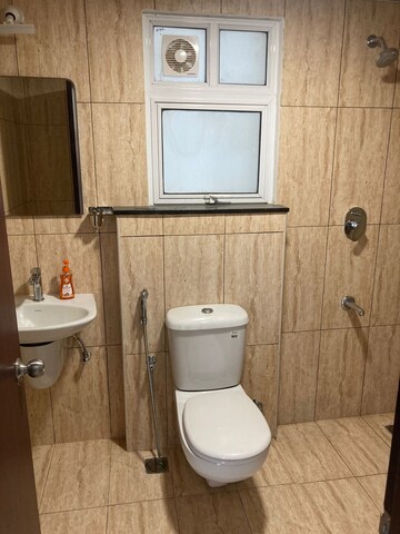 Bathroom in 2.5 BHK Apartment at Prestige Lakeside Habitat, Varthur – for Rent