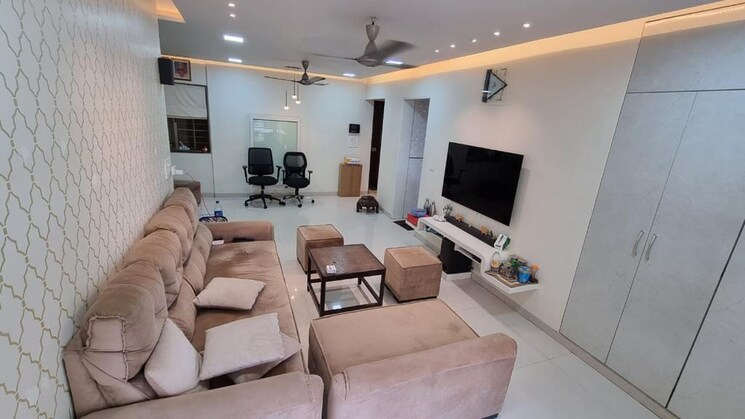 Living Room, cosmos-jewels-solitaire 2 Bedroom 687 Sq.Ft. Apartment In Ghodbunder Road Thane 9165922