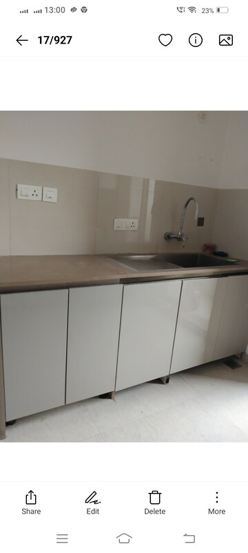 Kitchen in 2.5 BHK Apartment at Hiranandani Skylark Enclave, Ghodbunder Road – for Rent