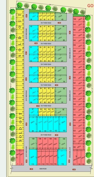 Plot – Exterior View View at Govardhan Road - for Sale