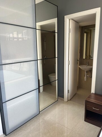 Building Lobby in 3 BHK Apartment at Bhoomi Acres, Waghbil – for Rent