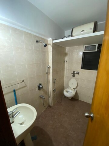 Bathroom in 3 BHK Apartment at Santacruz West – for Rent