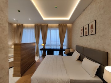 Bedroom in Studio Apartment at Bhartiya Leela Residences, Thanisandra Main Road – for Rent