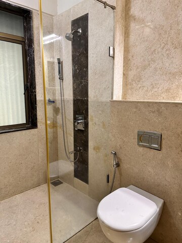 Bathroom in 3 BHK Apartment at Kalpataru Sparkle, Bandra East – for Rent