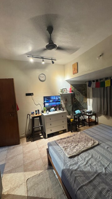 Living Room in 1 BHK Apartment at Mahim – for Rent
