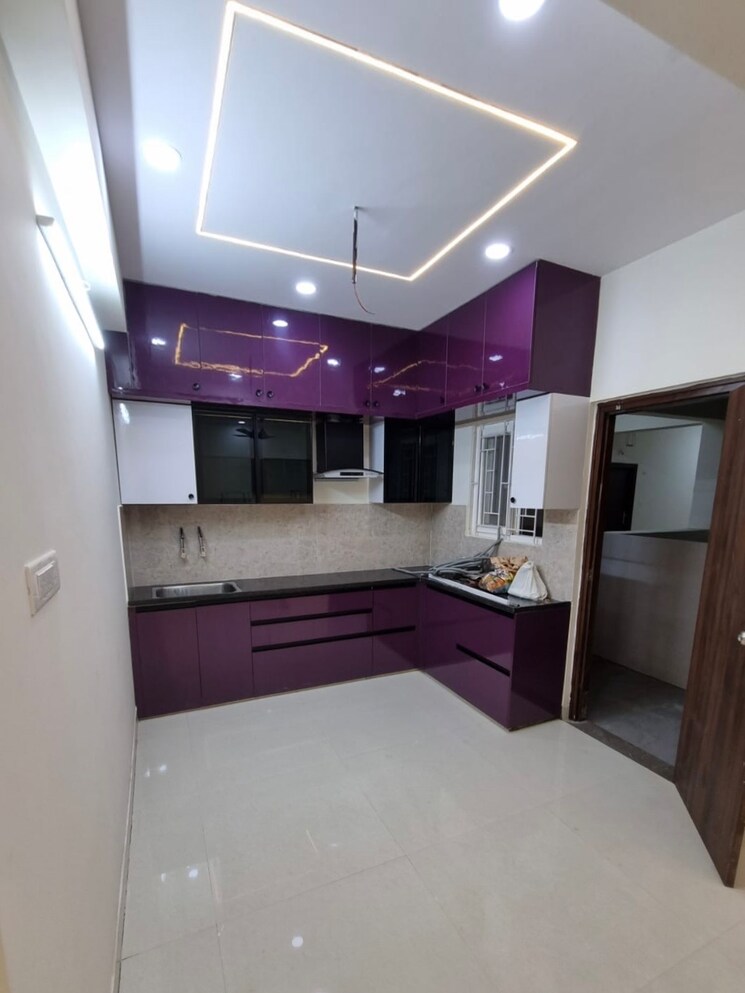 Kitchen, hpr-lakefront 3 Bedroom 1500 Sq.Ft. Apartment In Hafeezpet Hyderabad 9166193