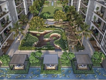 5 BHK Apartment – Exterior View View at Vesu - for Sale
