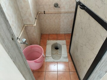 Bathroom in 1 BHK Apartment at Rutu Estate, Brahmand – for Rent