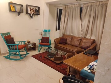 Living Room in 4 BHK Apartment at Eken Therese, Bandra West – for Rent