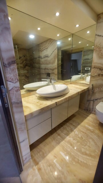 Bathroom in 4 BHK Apartment at Vinayak Heights Bandra, Bandra West – for Rent