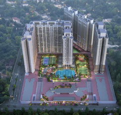 2 BHK + Pooja Room Apartment For Sale in Dosti West County Phase 4 Dosti Pine