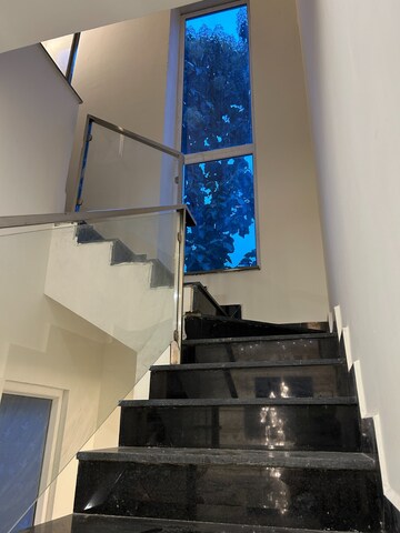 Staircase in 4 BHK Villa at Unishire Esplanade, Thanisandra Main Road – for Rent