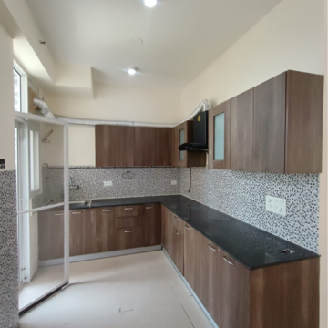 Kitchen in 3 BHK Apartment at Aims Golf City, Noida Central – for Rent