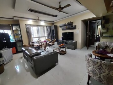 Living Room in 2 BHK Apartment at Lodha Amara, Kolshet Road – for Rent
