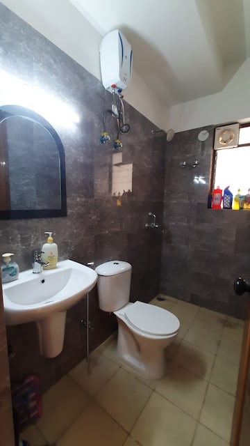 Bathroom in 2 BHK Apartment at Shrachi Greenwood Nest, Rajarhat New Town – for Rent