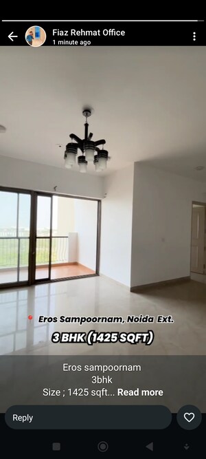 3 BHK Apartment For Sale in Eros Sampoornam, Sector 2 Greater Noida