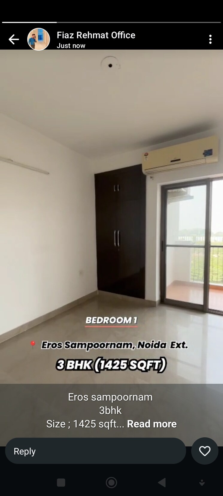 Room, eros-sampoornam 3 Bedroom 1425 Sq.Ft. Apartment In Sector 2 Greater Noida Greater Noida 9166529