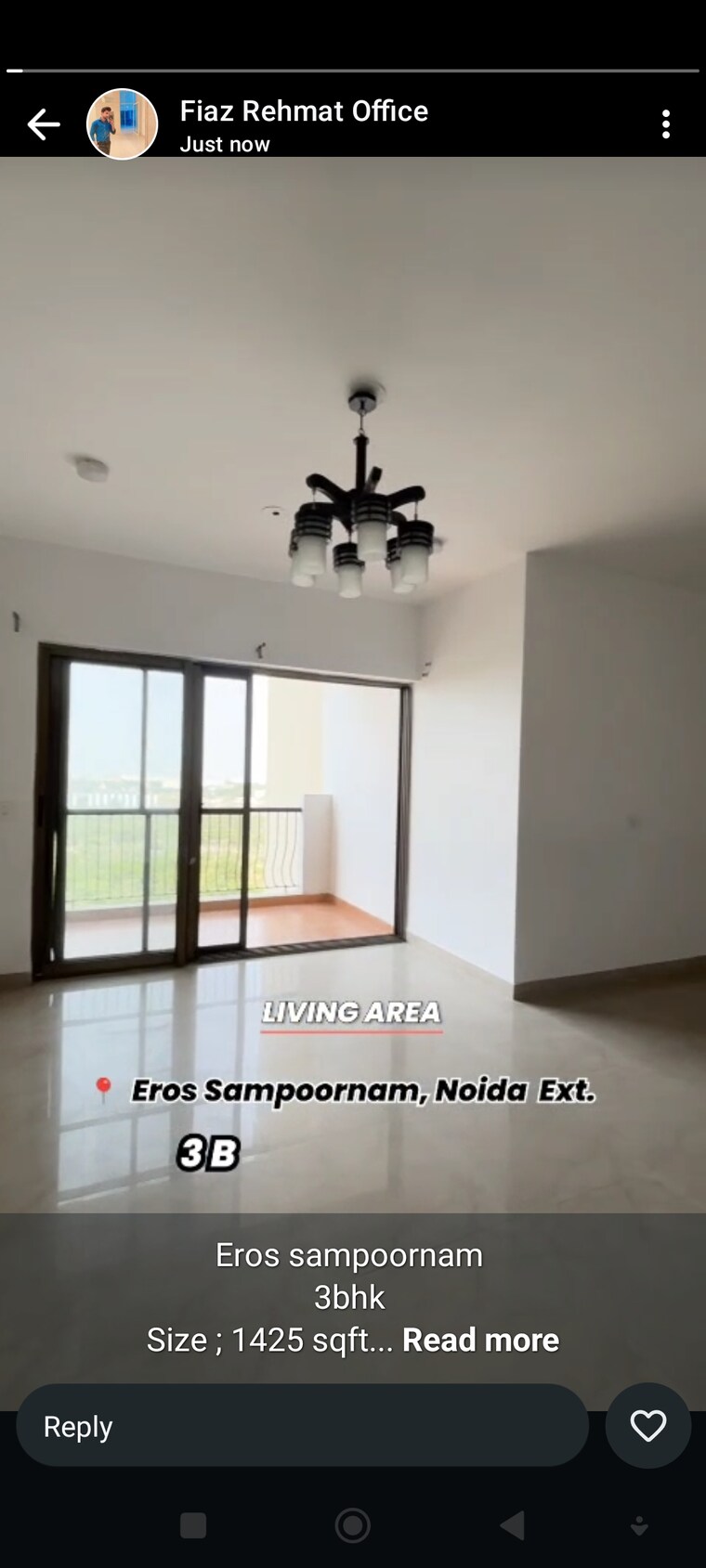 Room, eros-sampoornam 3 Bedroom 1425 Sq.Ft. Apartment In Sector 2 Greater Noida Greater Noida 9166529