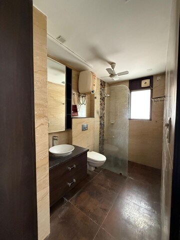 Bathroom in 4 BHK Builder Floor at Kalkaji – for Rent