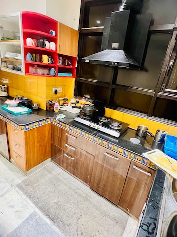 Kitchen in 3 BHK Builder Floor at Greater Kailash ii – for Rent