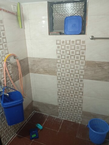 Bathroom in 1 RK Apartment at Pushpam Colony – for Rent