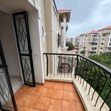 Balcony in 3 BHK Apartment at Nyati Empire, Santipur – for Rent