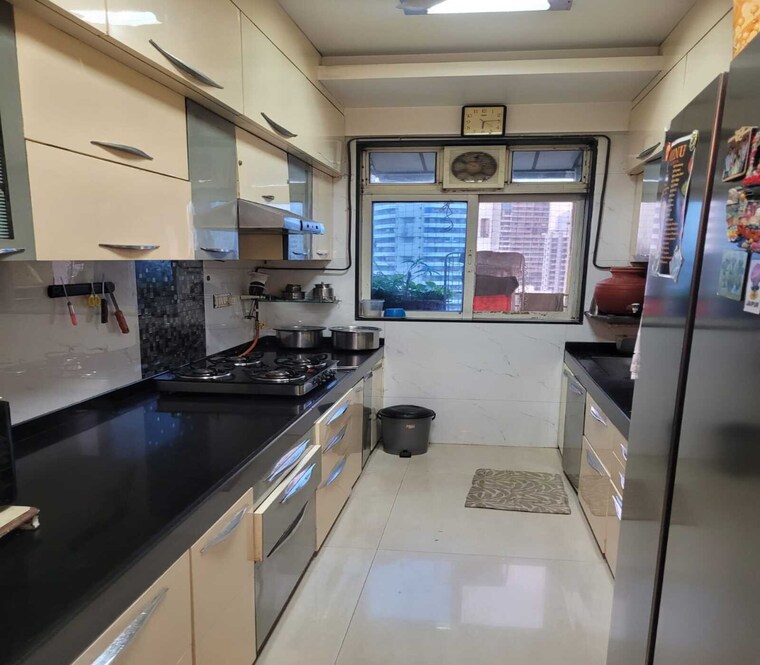 Kitchen, dosti-flamingos 3 Bedroom 1250 Sq.Ft. Apartment In Parel Mumbai 9167276