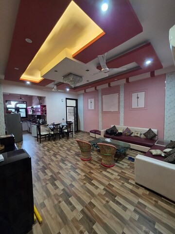 Living Room in 4 BHK Builder Floor at Vasundhara Sector 12 – for Sale