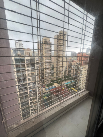 Balcony in 1 BHK Apartment at Rachana Enclave, Kharghar Sector 34c – for Rent