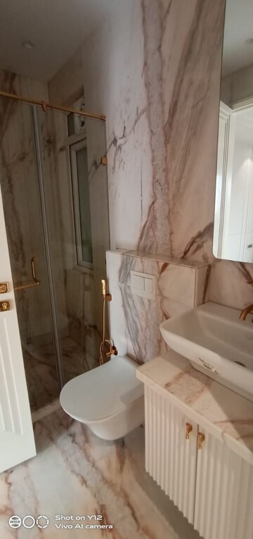 Bathroom in 3 BHK Builder Floor at Greater Kailash I – for Rent