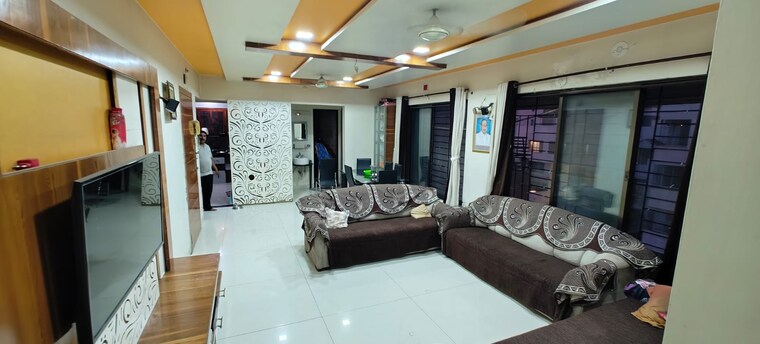Living Room, europa-apartment 4 Bedroom 2500 Sq.Ft. Apartment In Kondhwa Pune 9167475