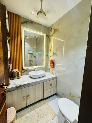 Bathroom in 4 BHK Builder Floor at Emaar Marbella, Sector 66 – for Rent
