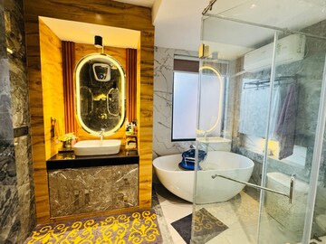 Bathroom in 4 BHK Builder Floor at Emaar Marbella, Sector 66 – for Rent