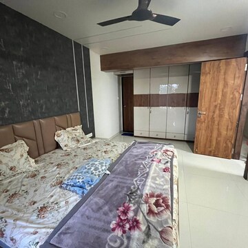 Bedroom in 3 BHK Apartment at Guru Vista CHS, Kharadi – for Rent