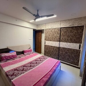 Bedroom in 3 BHK Apartment at Guru Vista CHS, Kharadi – for Rent