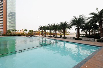 Swimming Pool in 4 BHK Apartment at Lodha Bellissimo, Mahalaxmi – for Rent