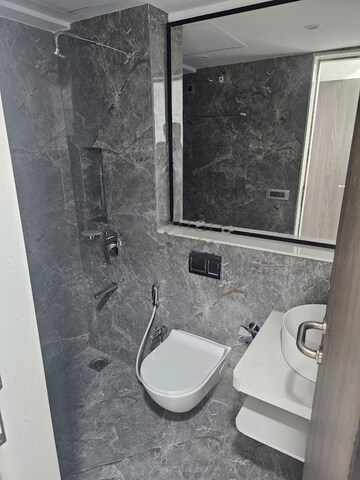 Bathroom in 2 BHK Apartment at Nahar Amaryllis Towers and Plaza, Chandivali – for Rent