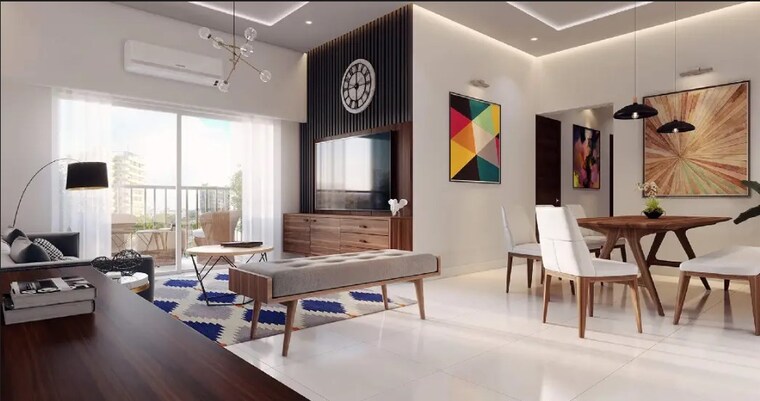 Living Room, brigade-gem 3 Bedroom 1513 Sq.Ft. Apartment In Sarjapur Road Bangalore 9167590
