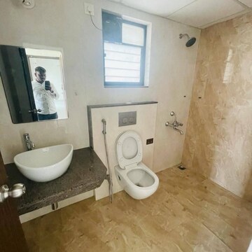 Bathroom in 2 BHK Apartment at Duville Riverdale Heights, Santipur – for Rent