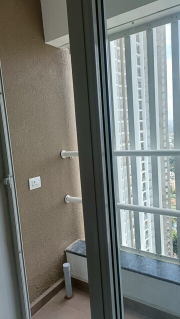 Balcony in 2 BHK Apartment at Runwal The Central Park, Chinchwad – for Rent