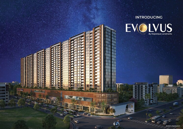 Exterior View, majestique-evolvus 2 Bedroom 877 Sq.Ft. Apartment In Kharadi Pune 9166683
